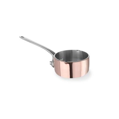 Mini rendlík s výlevkou, HENDI, 0,26L, ⌀85x(H)50mm | 607039
